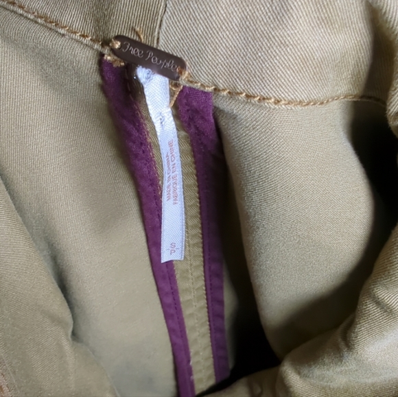 Free People Military Jacket Shrunken Officer Gold Beaded Epaulettes Size S - Picture 5 of 13